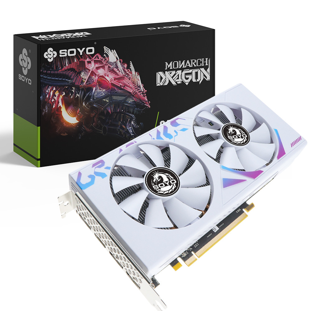 RX5700XT 8GB Gaming Graphics Card GDDR6 Memory 256Bit RX6600XT for Desktop Computer Video Cards SOYO