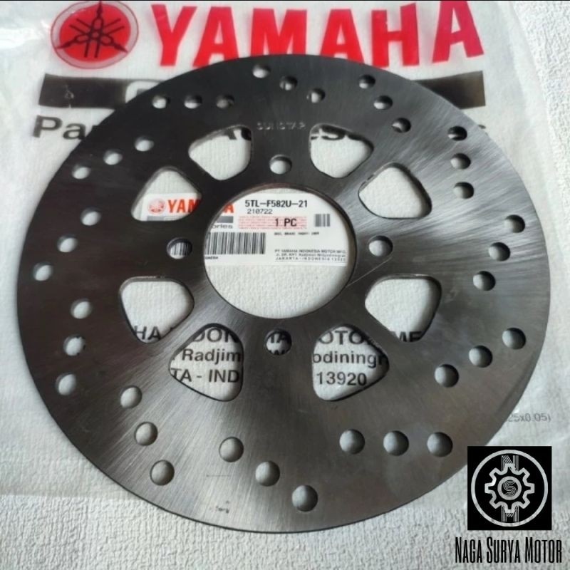 Piringan cakram depan disk brake Mio sporty smile 5TL-F582U-21/20 ORI YGP