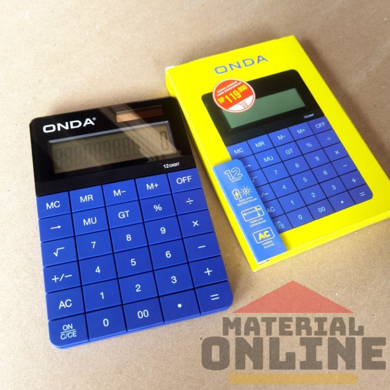 

Calculator Kalkulator Onda Dagang Layar Besar Murah 12 bukan Citizen