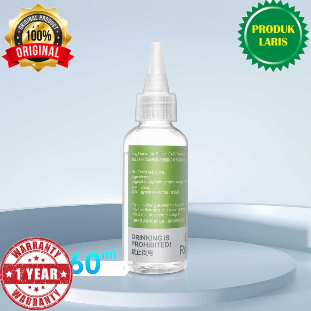 TELESIN C40 Cairan Pembuat Kabut Mist Fog Liquid 60ml - S7-AL-01