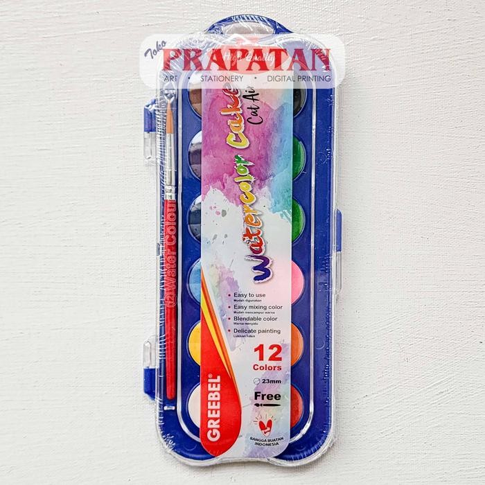 

Greebel Watercolor Cake Set 23mm | Cat Air Set - 12C
