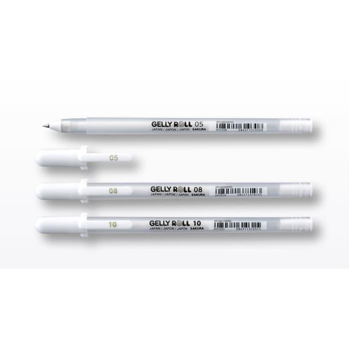 

Sakura Gelly Roll White Pen 0.5