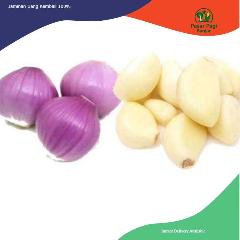 

Bawang Merah Campur Putih Kupas / Bawang Campur Kupas / Bawang Merah Putih Kupas