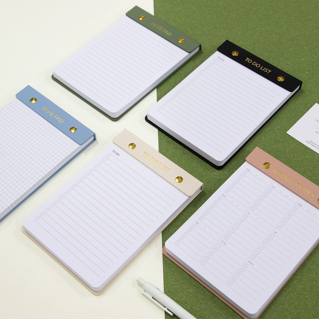 

MINKYS 80 Sheets Memo Pads Paper Weekly Planner To Do List Journal Meeting Note Paperlaria Stationery