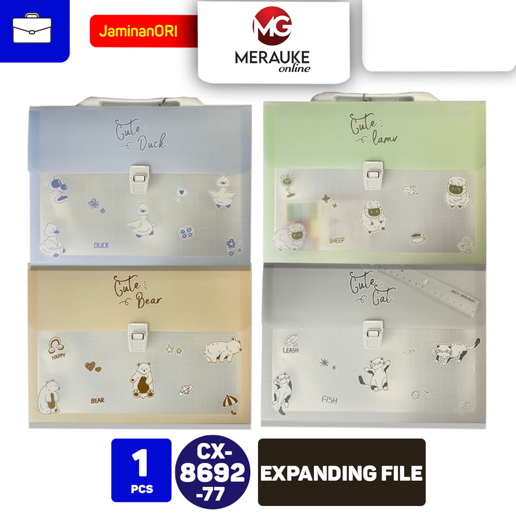 

LITTLE SHELL Expanding File Map Organizer Butter Family 8692 77 A4