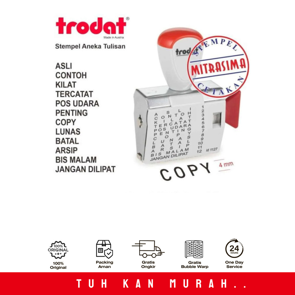 

TRODAT STEMPEL (INDONESIA ) 1127