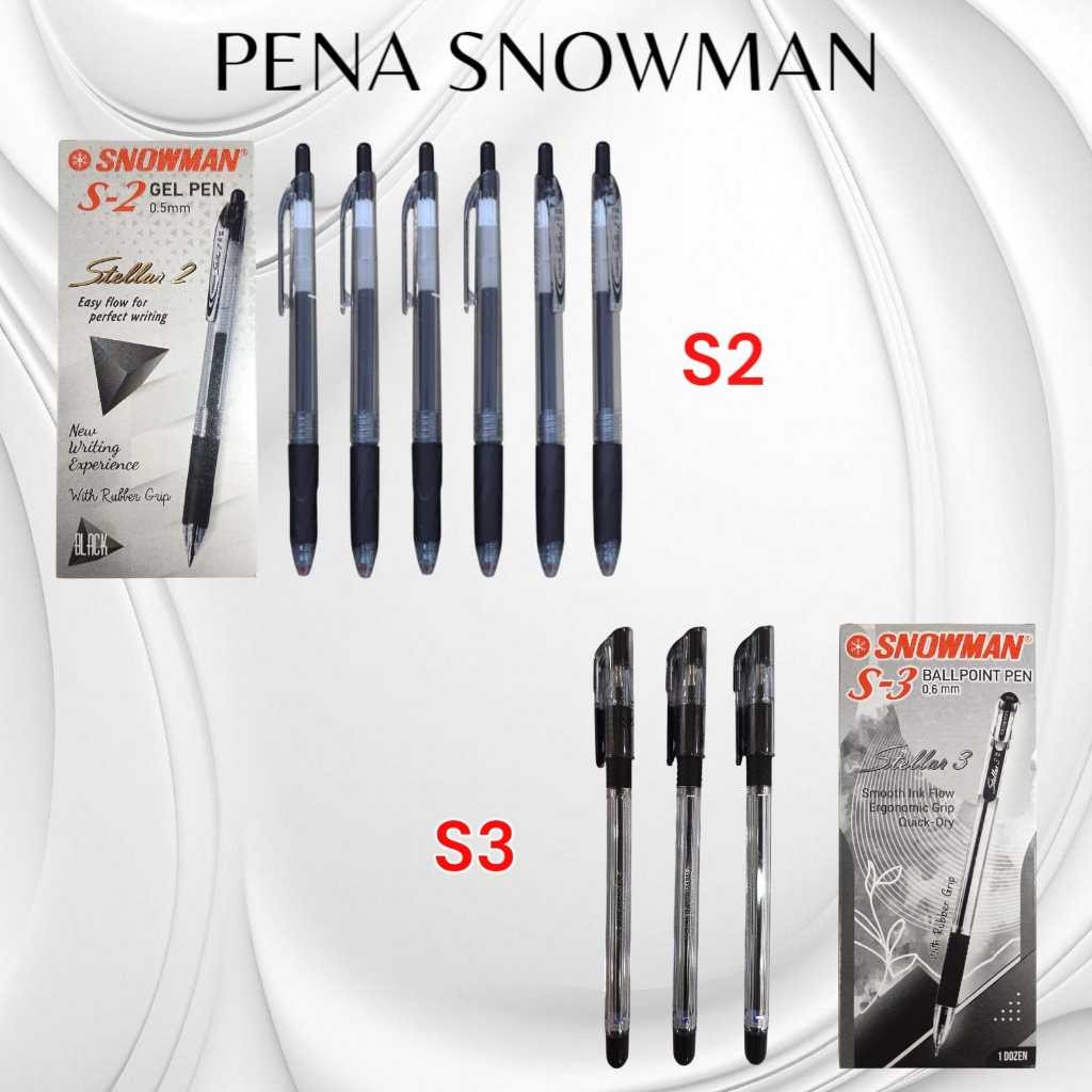 

[SDW] pekanbaru/PENA SNOWMAN S2/S3 TINTA HITAM