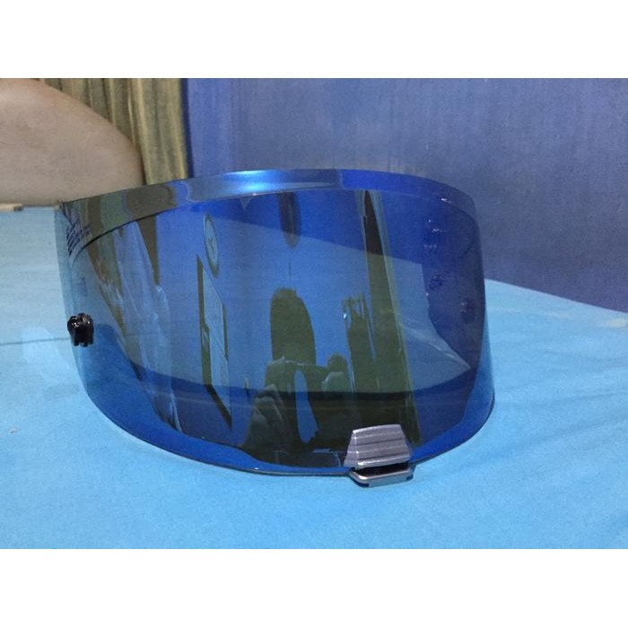 visor iridium blue hjc rpha 10+