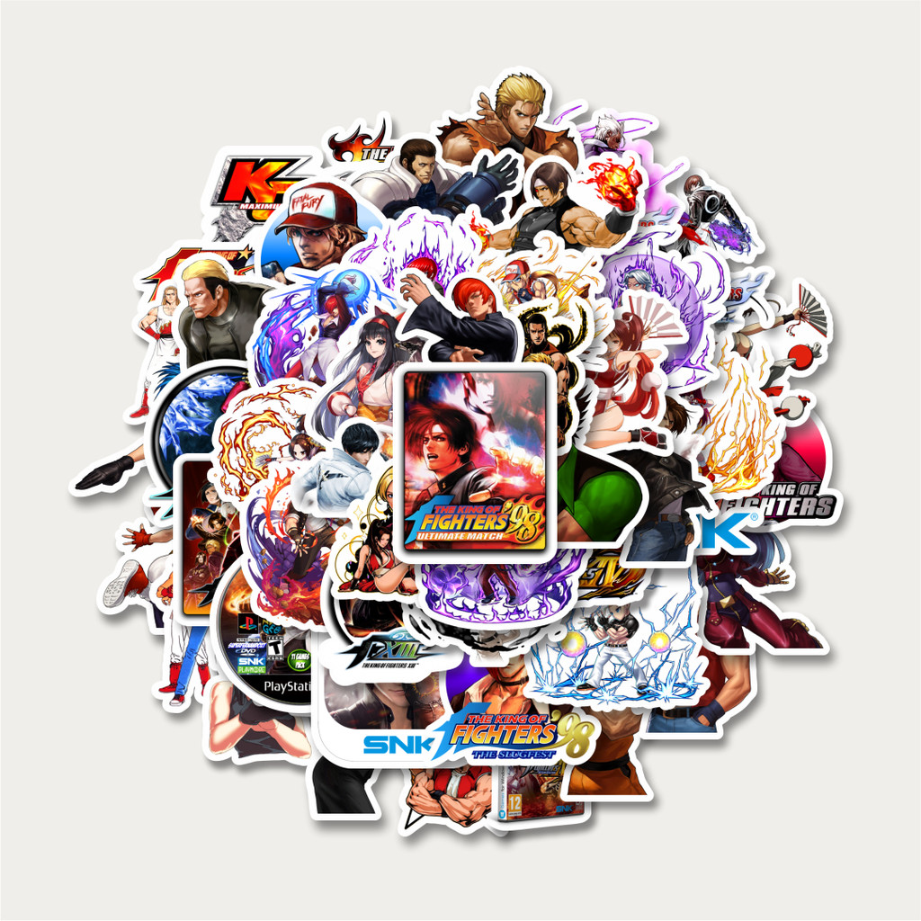 

Sticker Pack Stiker Game Series King Of Fighter Character Mix 1 | Sticker TUMBLR | Stiker LAPTOP KOPER HELM