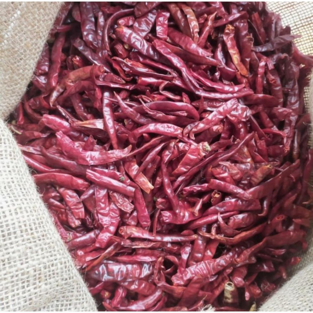 

Cabe Kering/Teja/Cabai Kering/TANPA TANGKAI/500gr