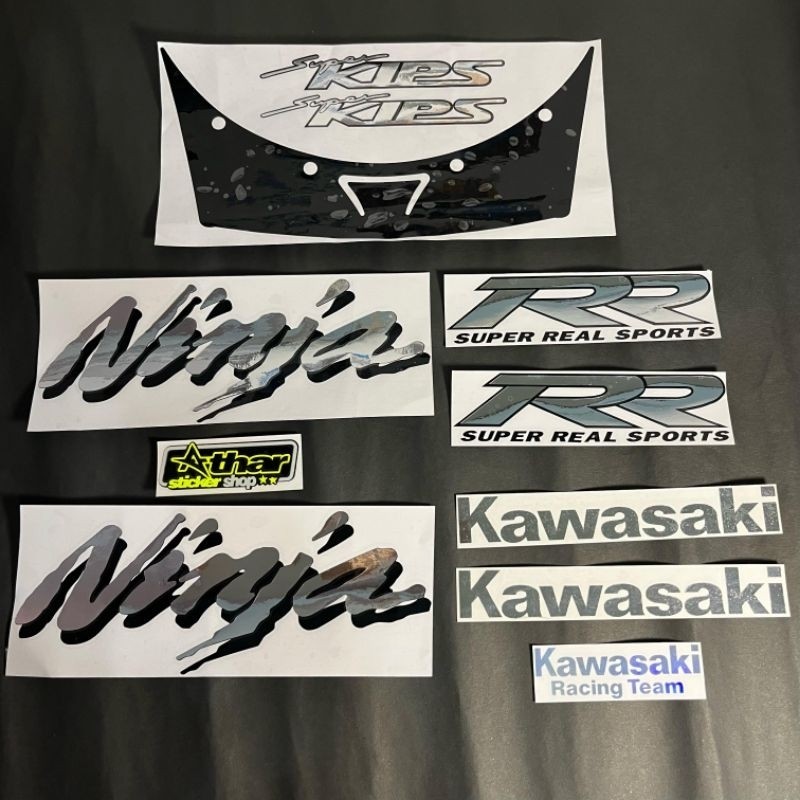 striping stiker Ninja RR Old ZX Cbu stiker striping cutting ninja