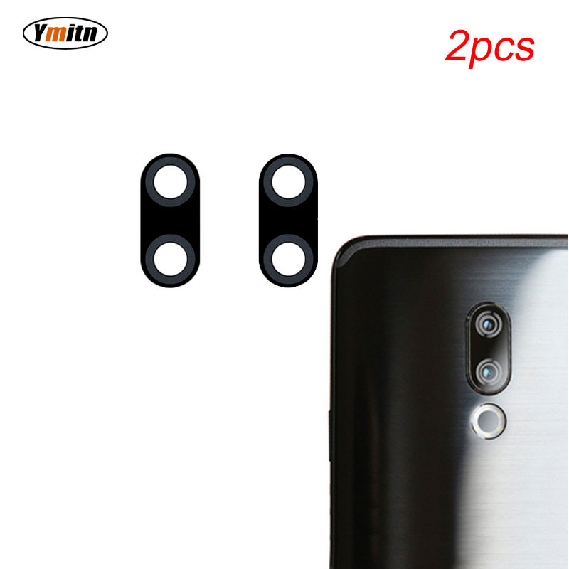 2pcs 100% New Retail Back Rear Camera lens Camera cover glass with Adhesives For Meizu 15 15plus