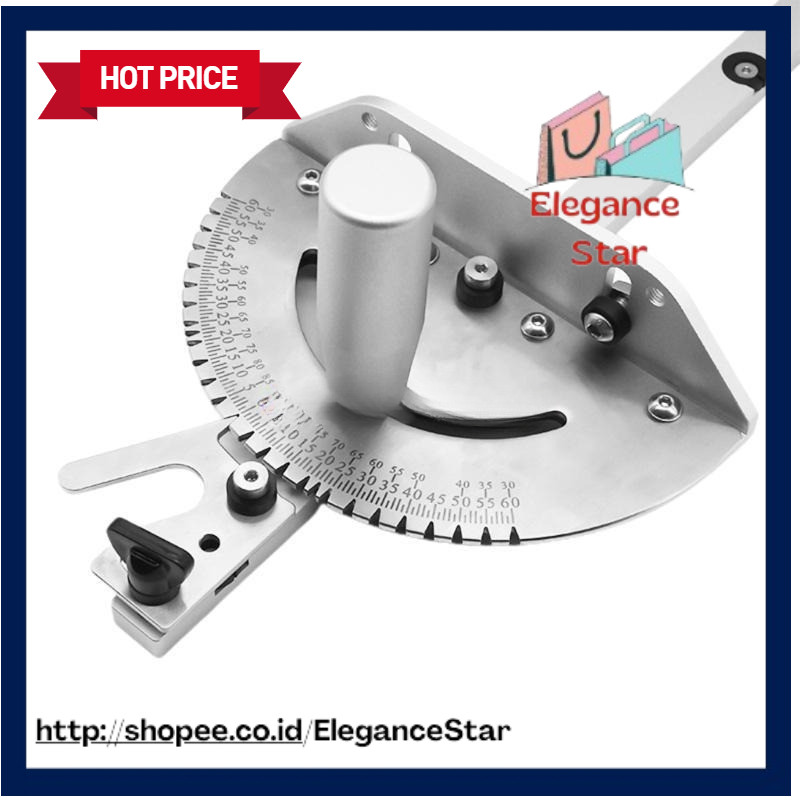 

Miter Gauge Aluminum Alloy Handle Table Router Woodworking Ruler