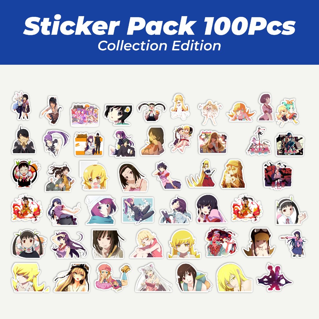 

Hot Stiker Game Series Monogatari Karakter Mix 4 Lucu Anti Air Stikers Berperekat Waterproof Sticker Decal Buat Motor Helm Buku Journal Koper Casing HP Laptop Botol Minum