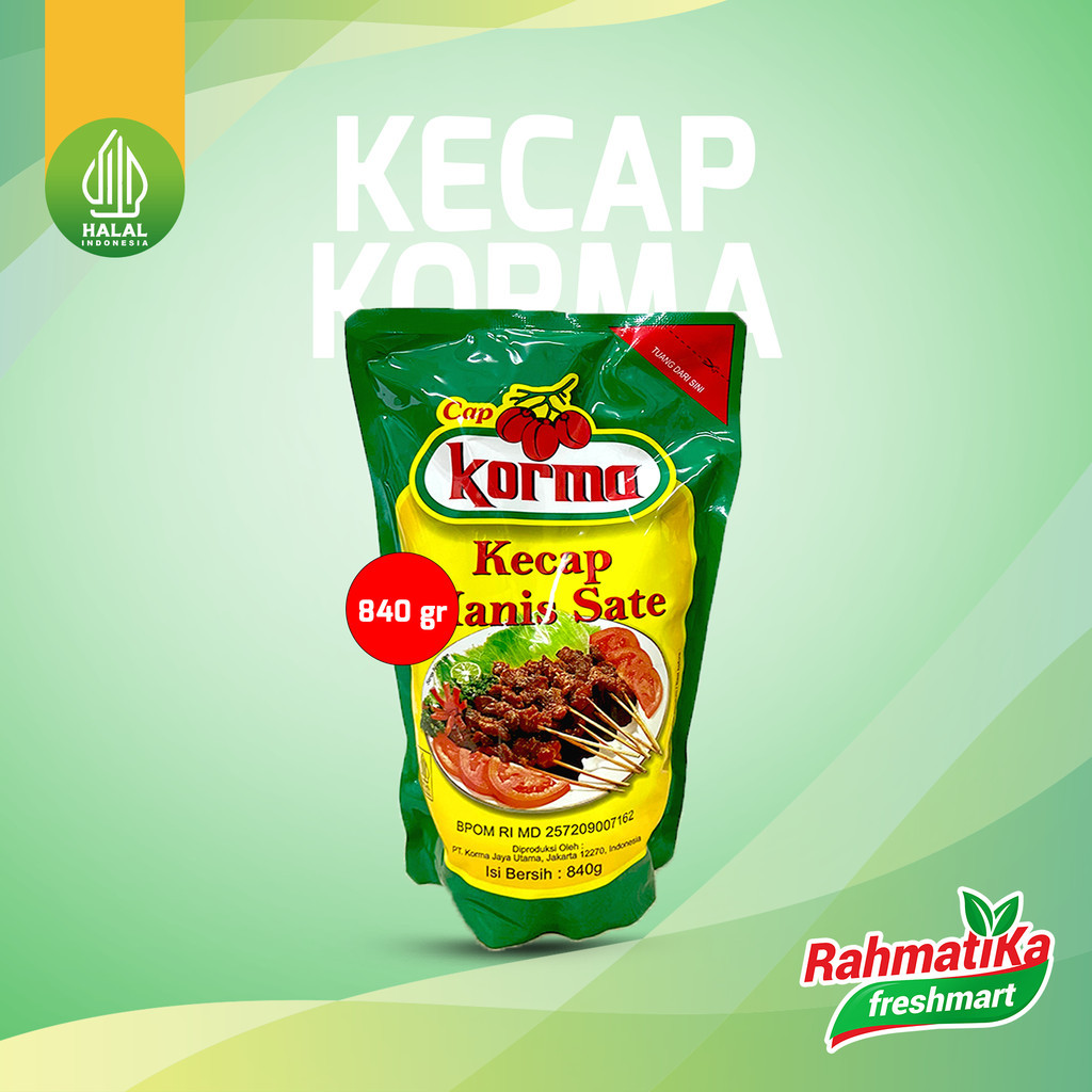 

Kecap Cap Korma / Kecap Manis Cap Korma 840 ml