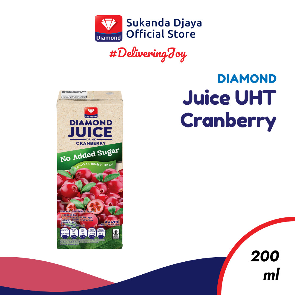 

Diamond Juice UHT Cranberry Unsweet 200 ML