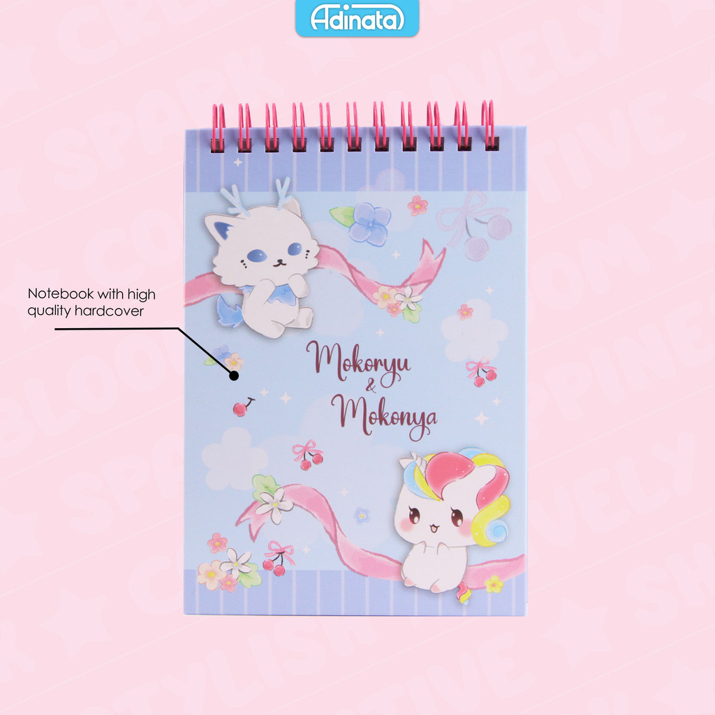 

Mokonya A6 Memo Spiral Notebook 2550-4323 - Adinata / Buku Catatan / Memo