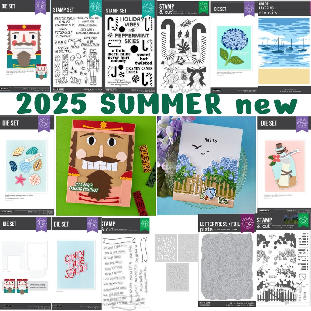 

Big Mouth Nutcracker Bottle Metal Cutting Dies Clear Stamps Layering Harbor Stencils DIY Making Card Scrapbook Template 2025