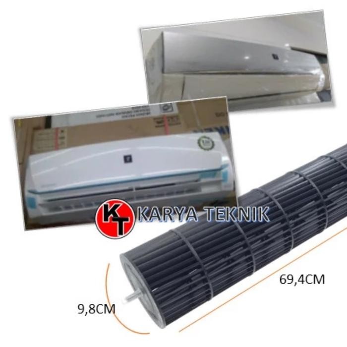Blower Kipas AC Indoor Sharp Thailand 1/2PK , 3/4PK , 1 PK & AH-X13ZY