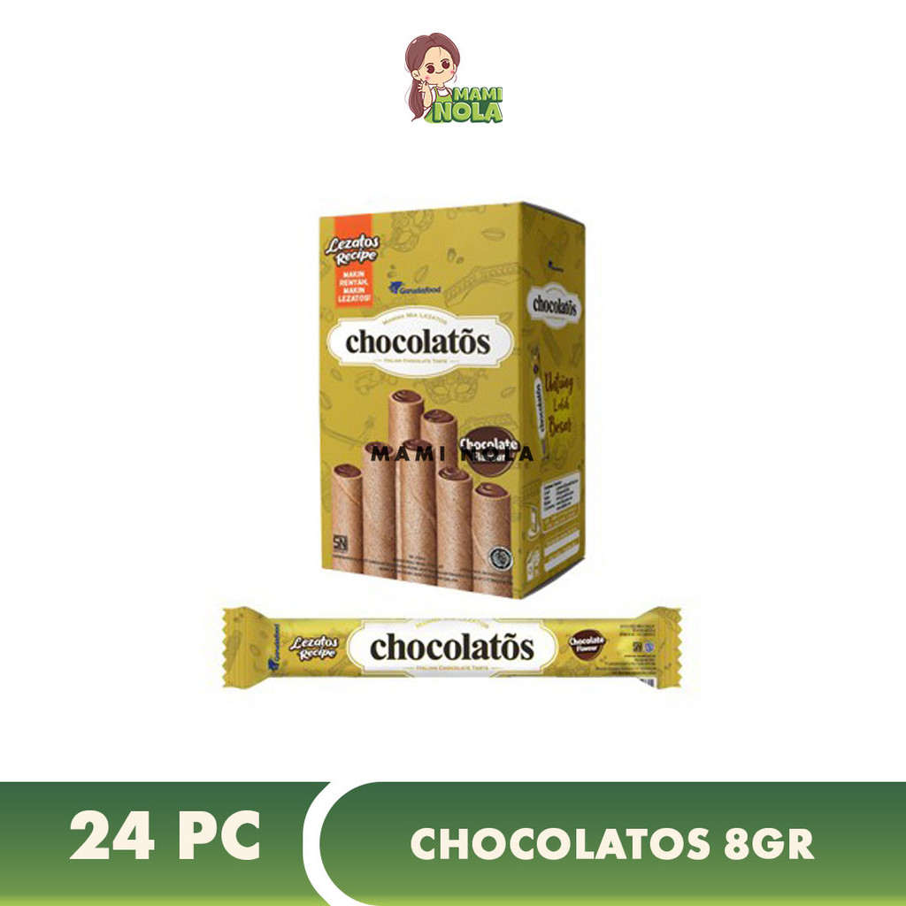 

Chocolatos Classic Dark Choco Vanilla Cheese Wafer Roll - Netto 24 bks x 8gr