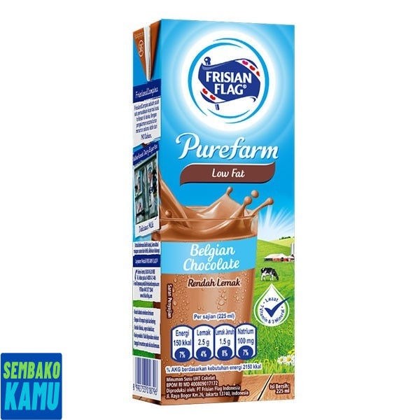 

Frisian Flag Susu Uht Low Fat Cokelat 225 ml