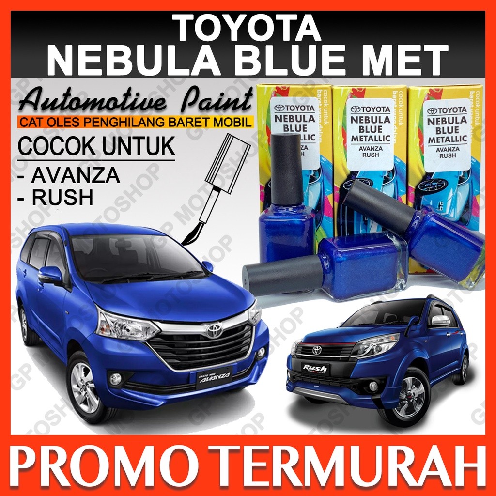 READY Toyota Nebula Blue Metallic Cat Oles Penghilang Baret Mobil Lecet Rush Avanza Biru Metalik
