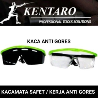 kacamata safety / kerja ( anti gores ) Kentaro Japan quality