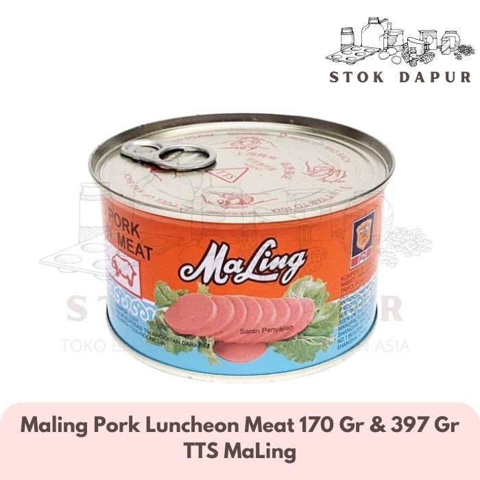 

New Ma Ling canned pork TTS / daging babi maling luncheon meatPremium