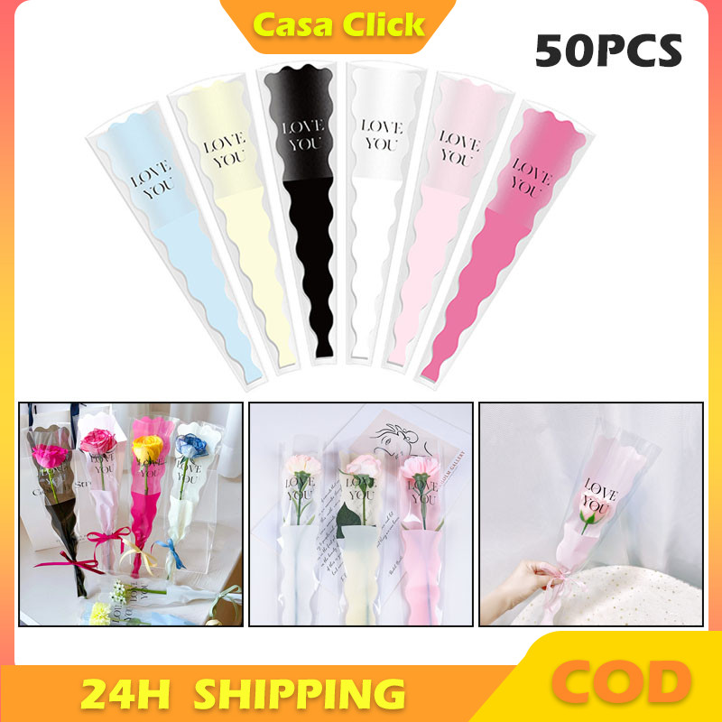 

Plastik Single Pembungkus Setangkai Bunga/Satuan Plastik Bunga Mawar Satu Tangkai