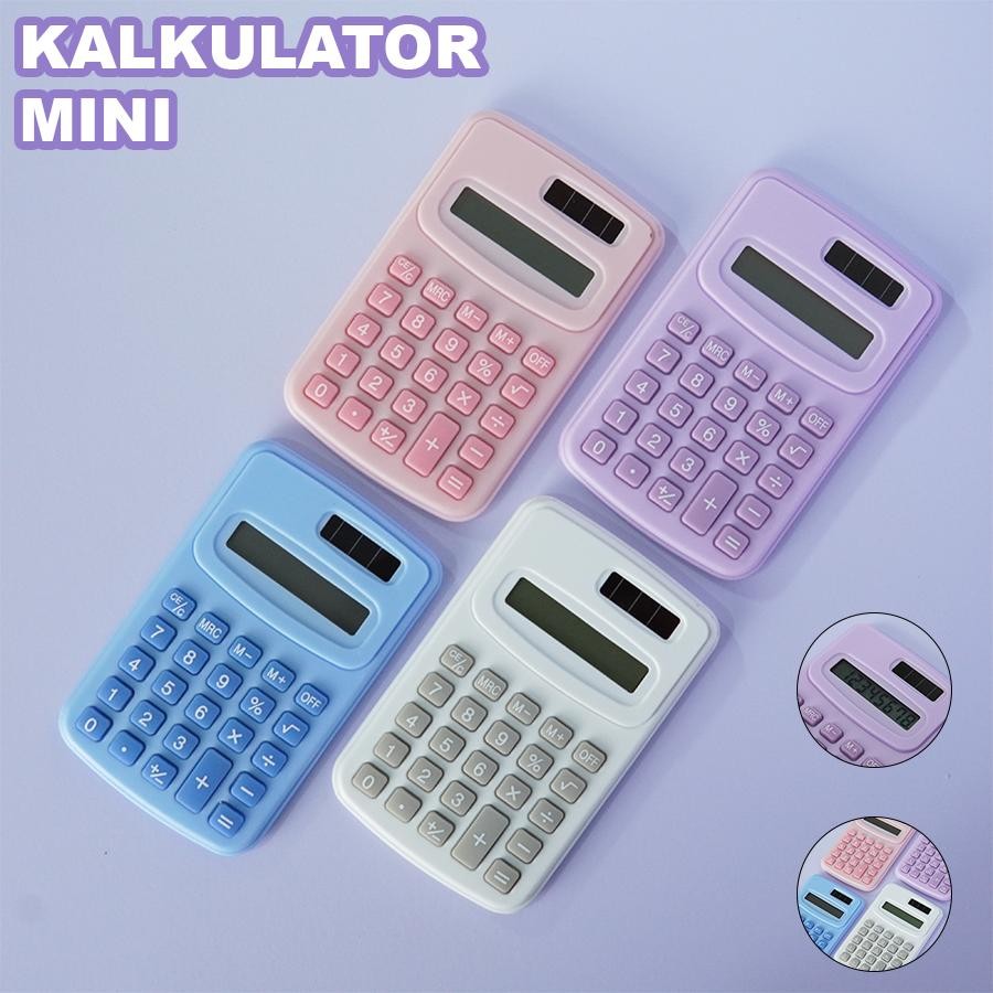 

Kalkulator Mini Pastel Lucu 8 Digit Tenaga Surya Portabel untuk Sekolah & Kantor CA-0910