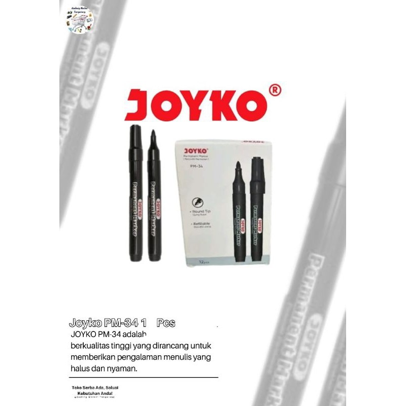 

SPIDOL JOYKO PERMANET HITAM 1pcs
