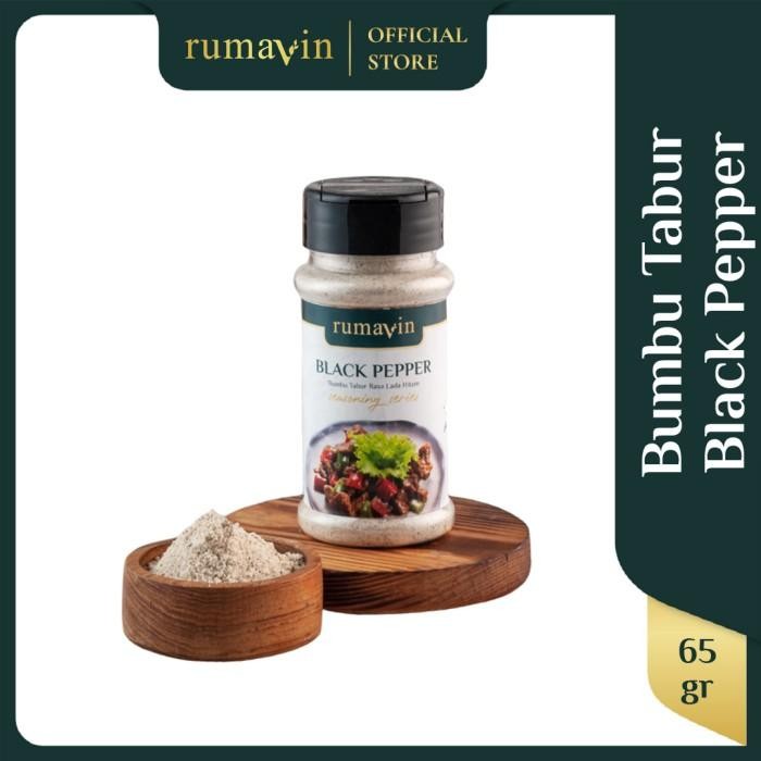 

PROMO! Rumavin - Premium Bumbu Tabur Lada Hitam / Blackpepper Botol 65gr