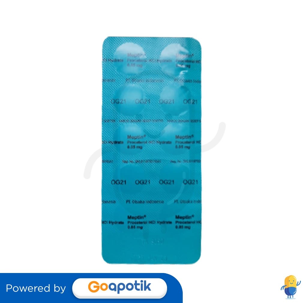 Meptin 0.05 Mg Blister 10 Tablet