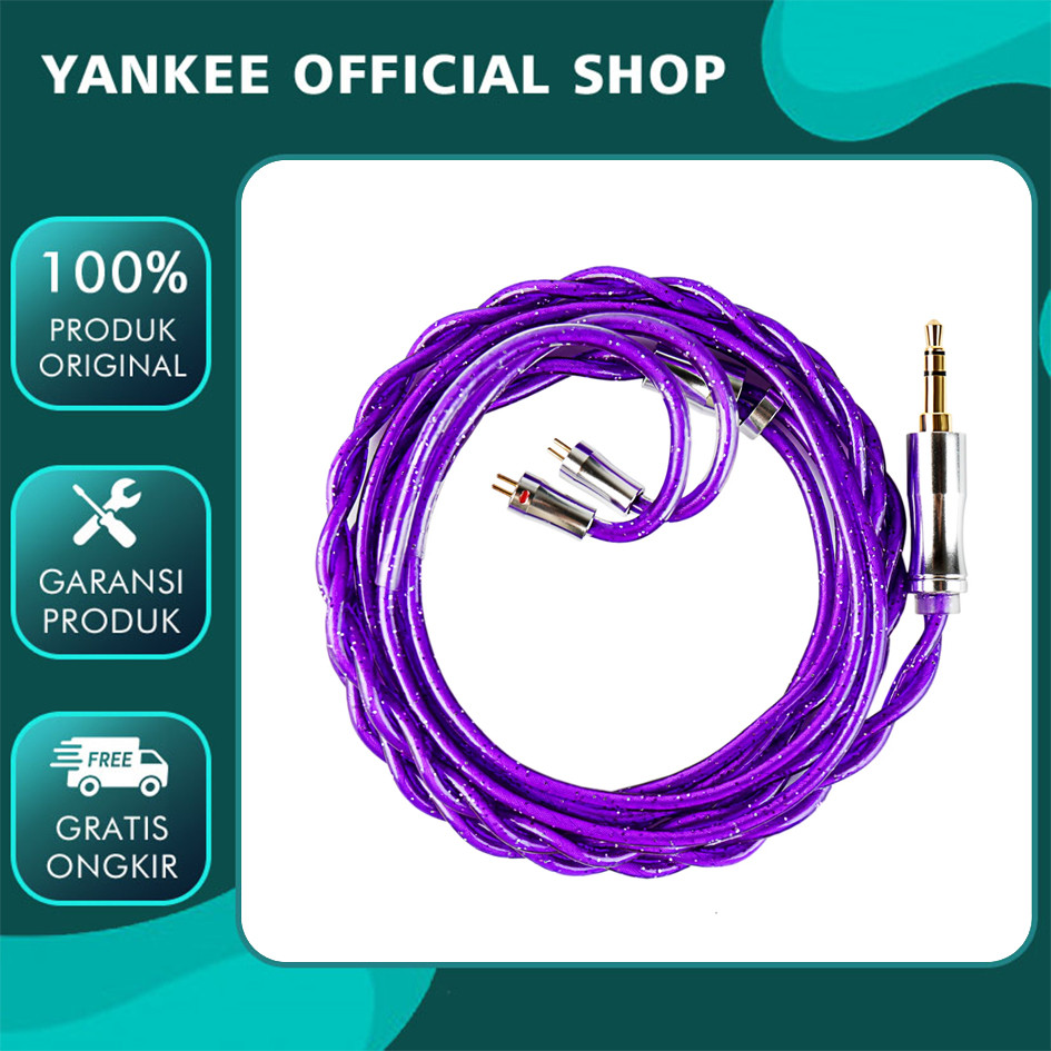 KBEAR Zi Xiao Alloy Copper + Silver Plated Copper Kabel Earphone IEM Upgrade Cable ZiXiao