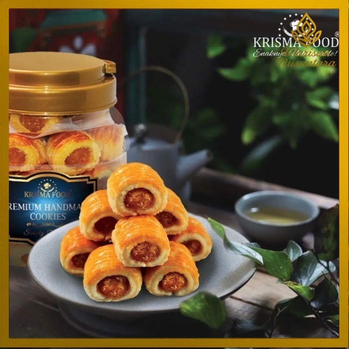 

Kue Nastar Premium Wisman 100% Nanas Krisma food 400gr enak dan legit