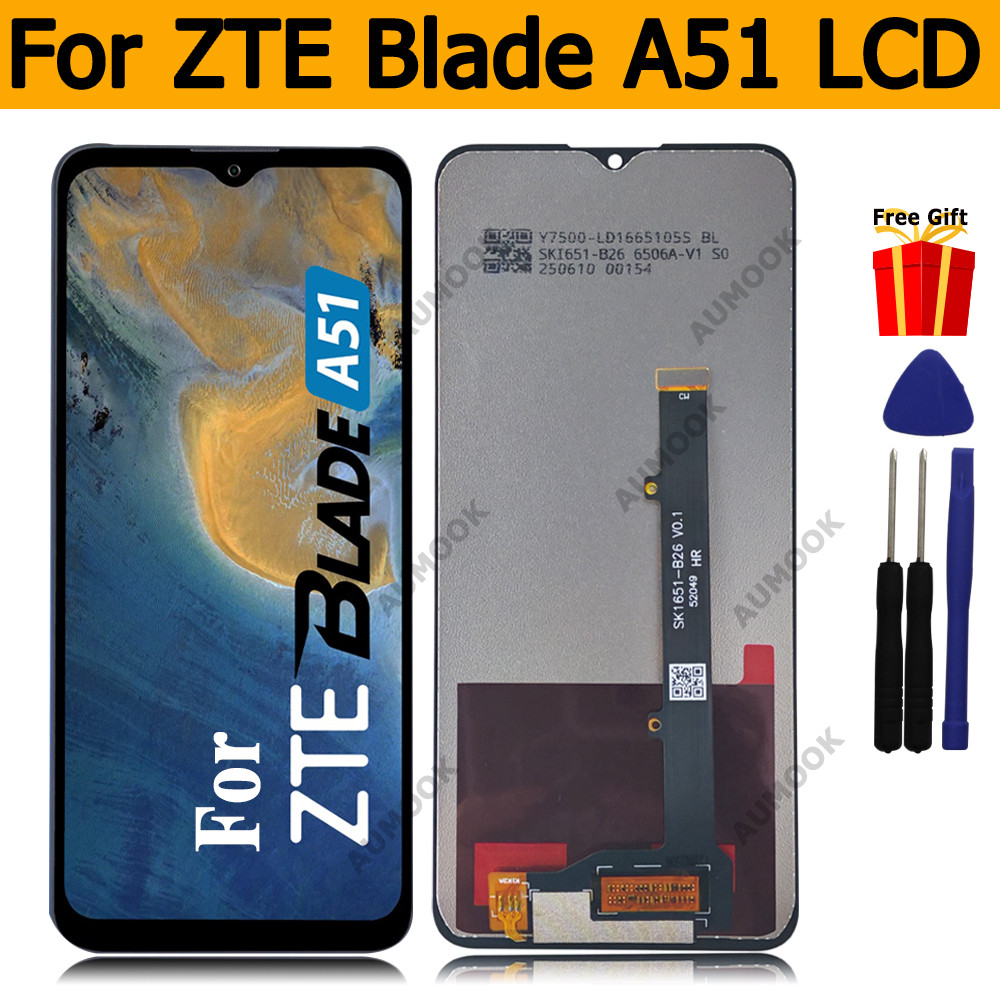 6.52" For ZTE Blade A51 LCD Display Touch Screen Digitizer for ZTE Blade A51 LCD Assembly Screens Wi