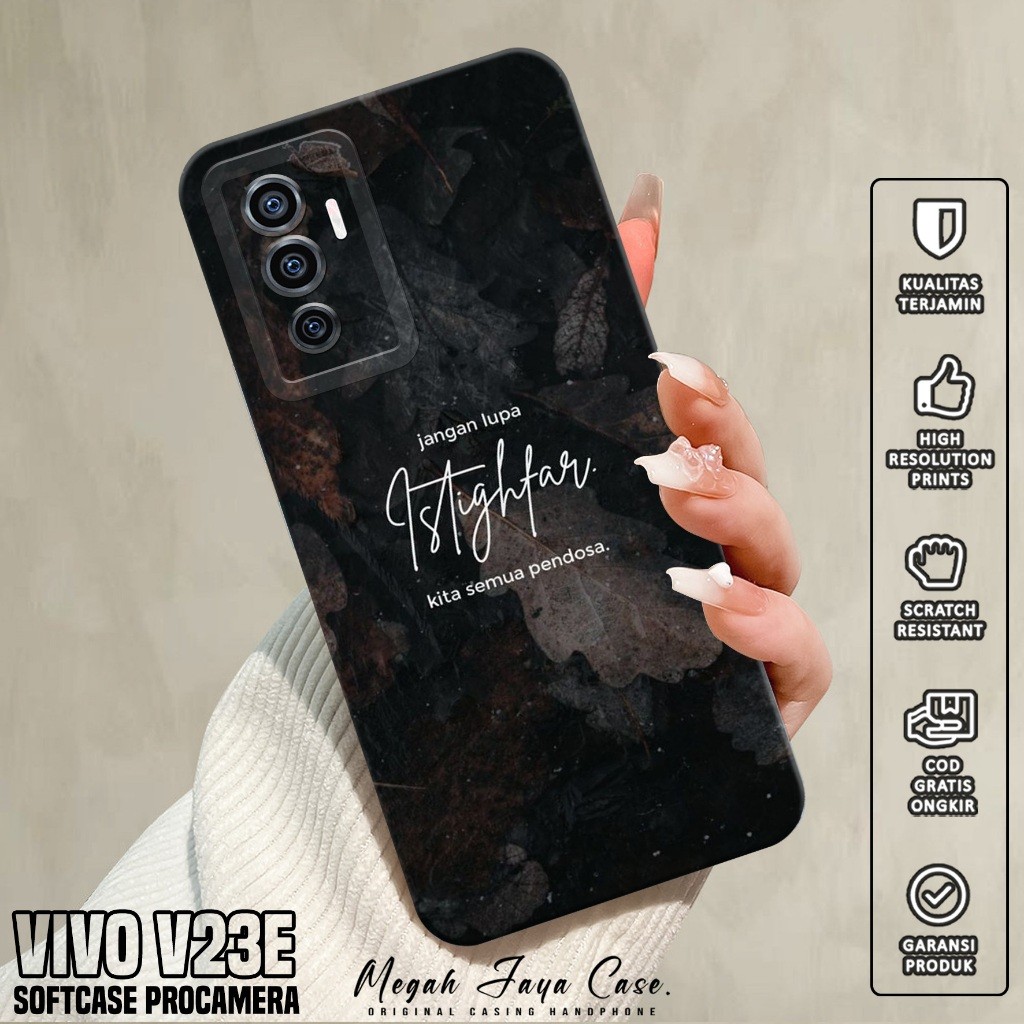 Softcase Hp VIVO V23E - Case Hp VIVO V23E Motif QUOTES - Softcase Pro Camera - Silikon Hp VIVO V23E 