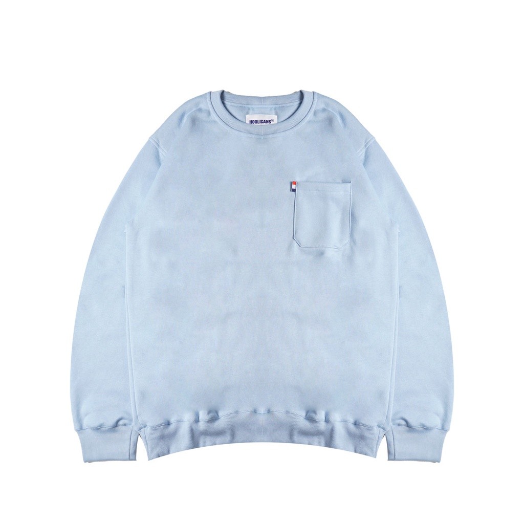Hooligans Crewneck Bold Klein Dusty Blue