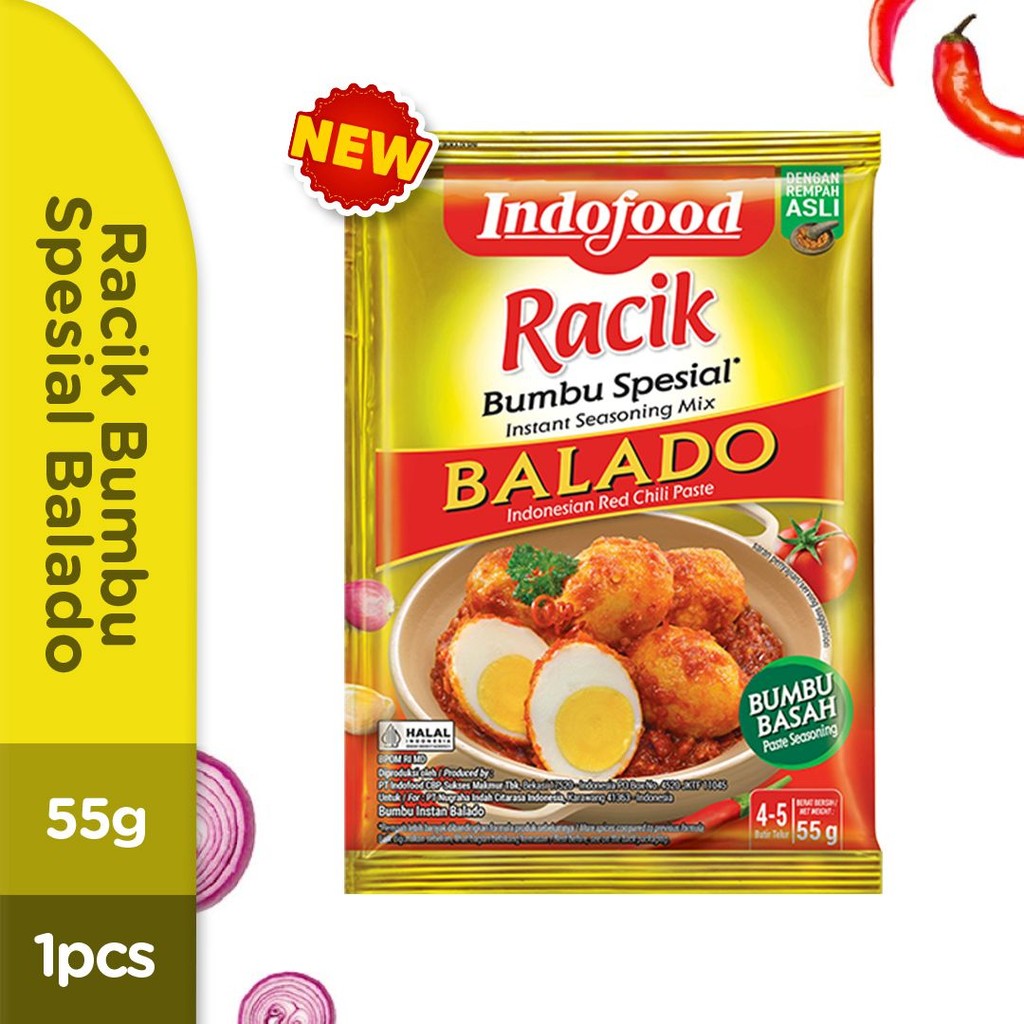 

Bumbu Racik Spesial Balado 55 Gr