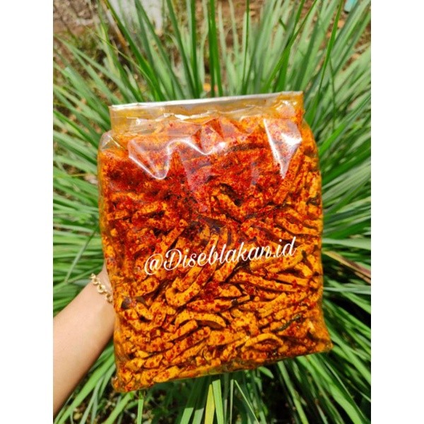 

Basreng pedas daun jeruk isi 1kg