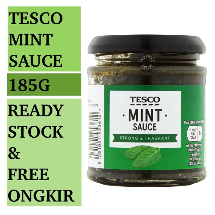 

Tesco Sauce - Mint (Strong & Fragrant) 185g / SAUS MINT