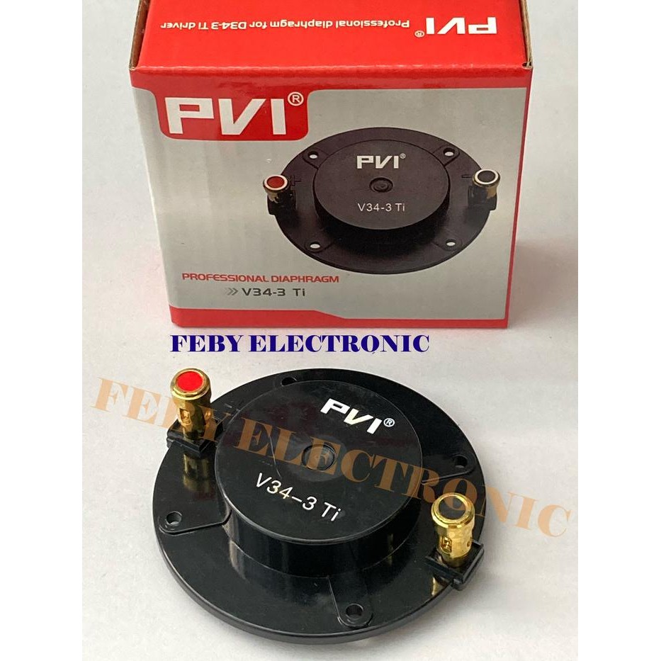 Spool Spol Spul Tweeter V34-3 Ti PVI +Binding Post Spol Twiter PVI 34