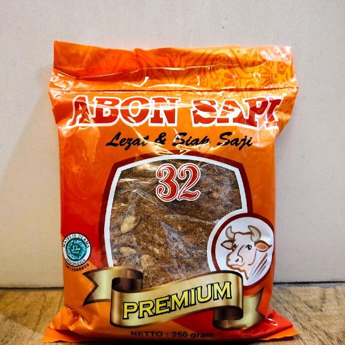 

Abon Sapi 32 (Tiga Dua) Premium 250 Gram - -