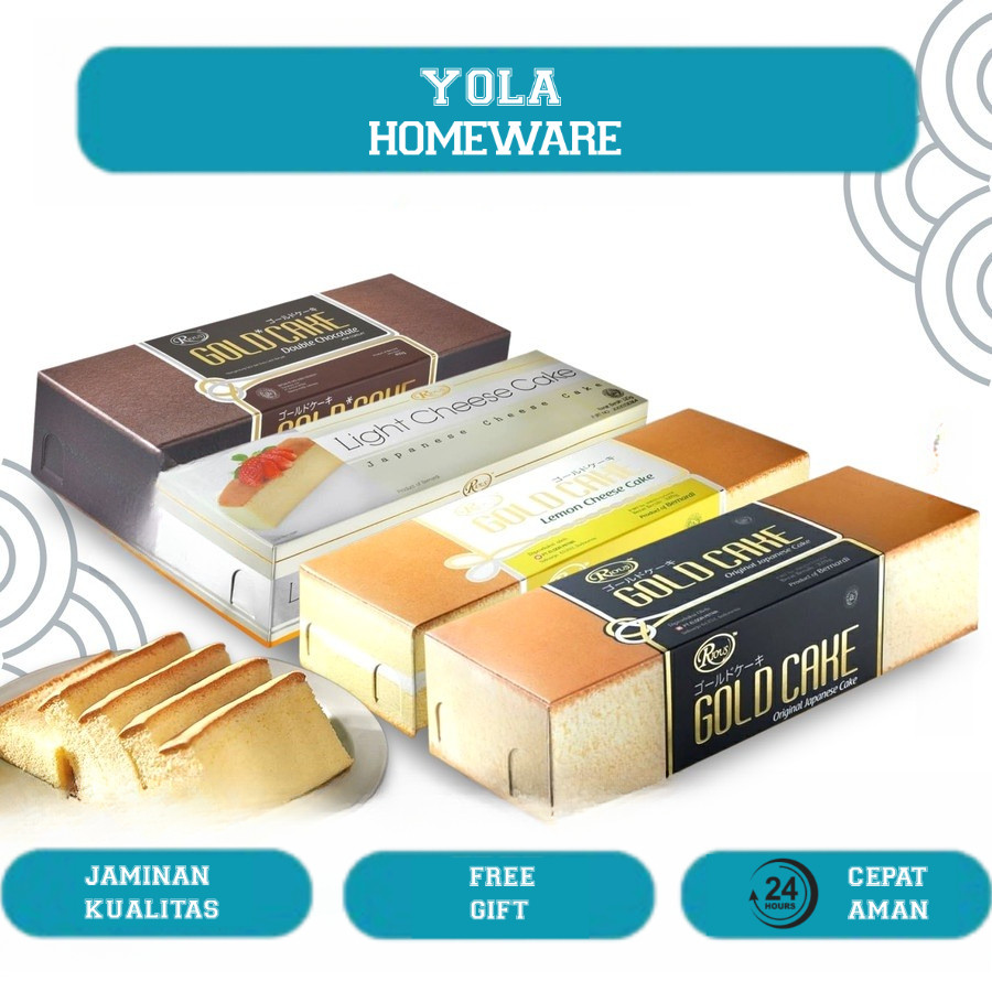 

RIOUS Japanese Gold Cake 200 Gram