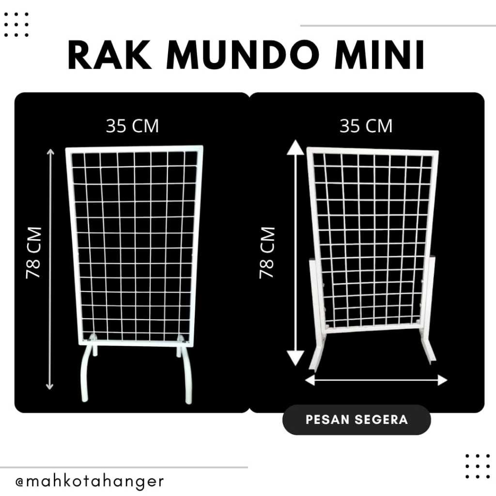 FRANCISS.ID Rak Mundo Mini/Rak Display Etalase/Mini Loket Display