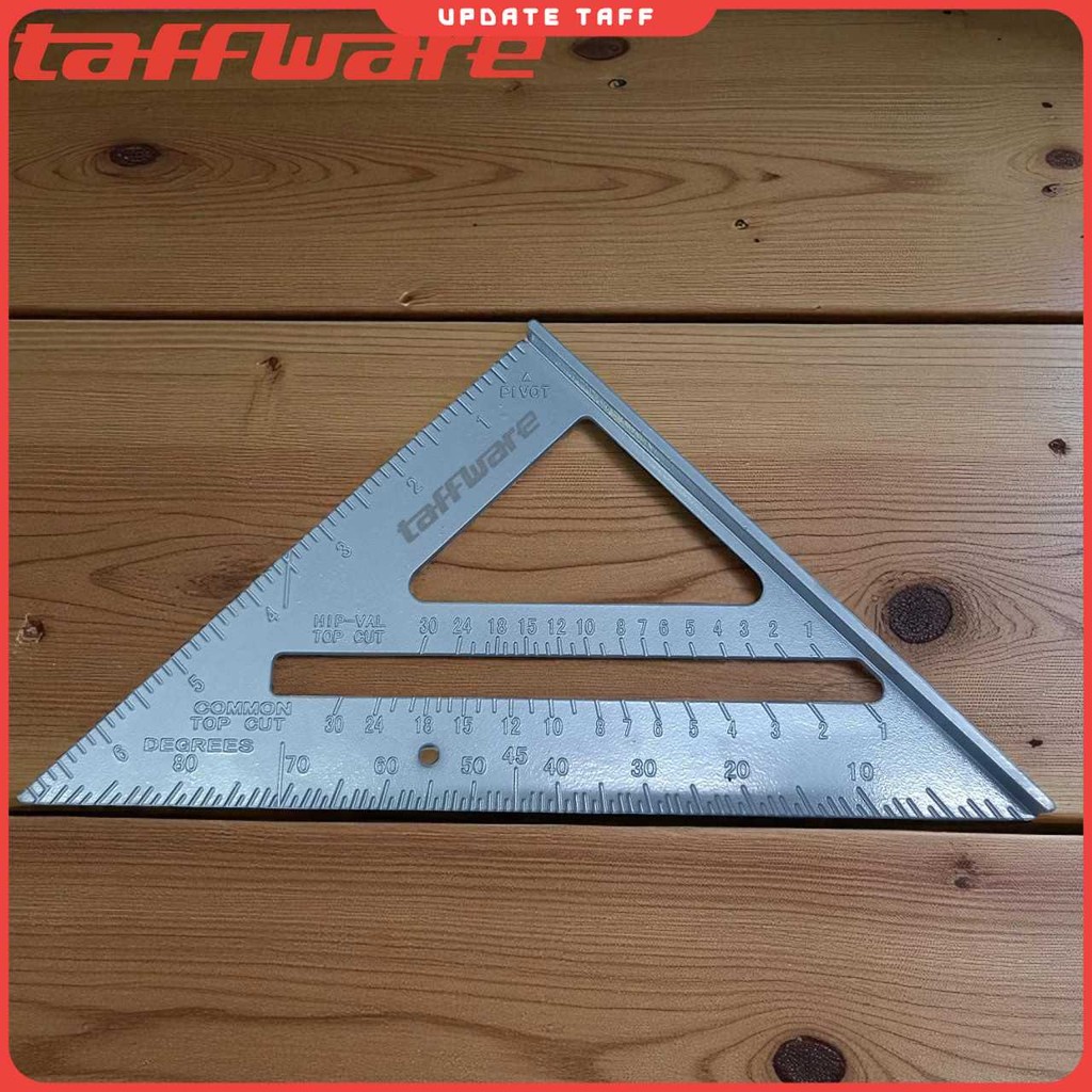 

Taffware Penggaris Siku Mistar Triangle Ruler Aluminium Alloy - VK18