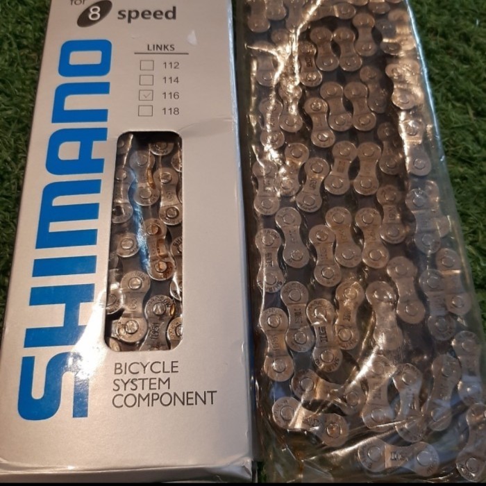 [KUALITAS TERBAIK] Rantai sepeda shimano 9 speed Rantai sepeda shimano 8 speed - IG51 8 S Hitam