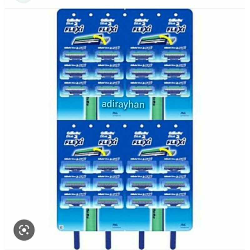 

alat cukur giletee 24pcs 1 hanger