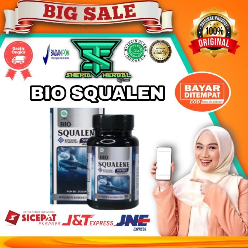 BIO SQUALENE SOFTGEL ORIGINAL OFFICIAL STORE PROMIL SPREMA PRIA IMUNITAS OTAK KESEHATAN TUBUH AMPUH