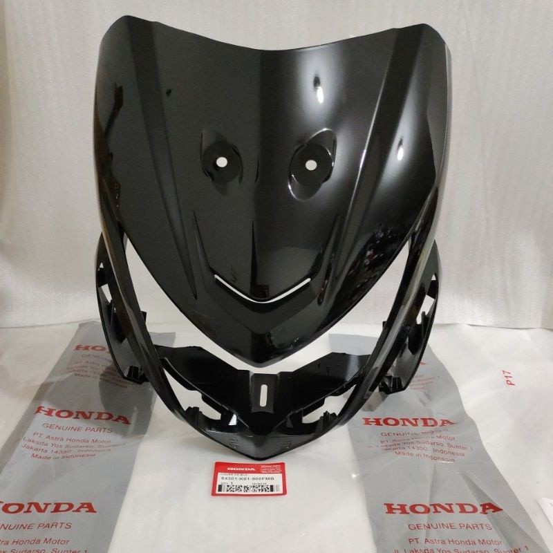 COD Tebeng Cover Lampu Depan Panel Beat Pop Hitam Original K61 ASLI - RPMSEMARANG2